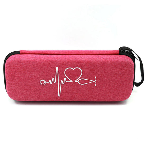 New EVA Travel Portable Medical Stethoscope Storage Box Mesh Pockets Case for 3M Littmann Cardiology III Stethoscope Carry Bag - Respiratory Teacher